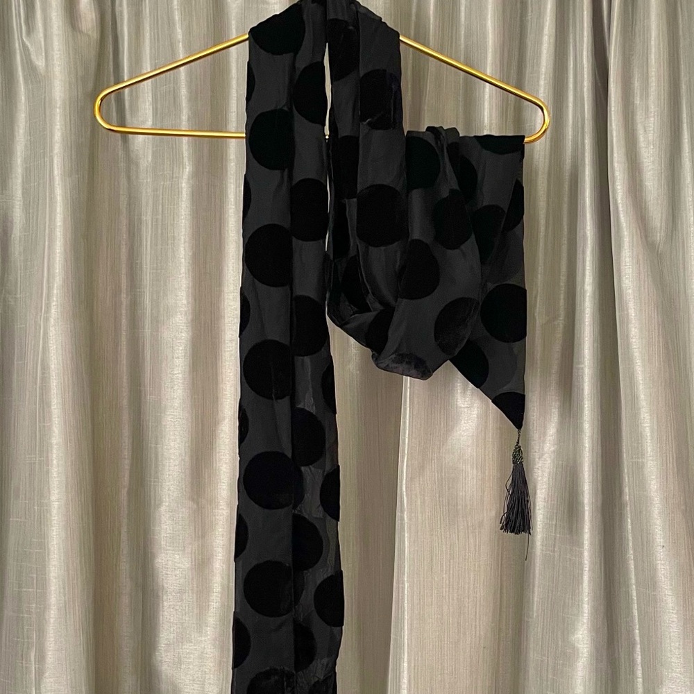 Anne Taylor Factory Velvet Cutout Scarf